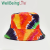 New Vintage Print Reversible Fisherman Hat Travel Travel Men and Women Summer Sun Protection Tie Dye Casual Hat Adult Cap