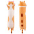 Amazon Hot Sale Hot Sale Strip Cat Pillow Doll Cute Kitten Plush Toy Doll Foreign Trade Wholesale