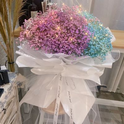 Starry Bouquet Dried Flower Big Bunch Men and Women Friends Birthday Present Flowers Express Direct Delivery Express Teacher's Day Gift
