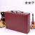 Factory in Stock Brown Leather Delivery Box Inventory Portable Pu Real Estate Delivery Delivery Box