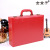 New Style Red Delivery Box Custom Leather Delivery Box and Pu Real Estate Delivery Box