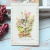 Exquisite Creative Dried Flowers Teacher's Day Greeting Card Business Birthday Card Blessing Thank You for Sending Teacher Gift Card