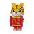 M Cute Chakla Tiger Year New Year Violent Bear Compatible with Lego Particle Building Blocks Ornaments Assembled Boy Toy Gift