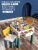 Lele Brothers Building Table Compatible with Lego Multi-Functional Large Particles Assembled Children Boys and Girls Study Table Toys