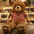 New Cute Teddy Bear Plush Toy Large Hugging Bear Doll Girl Valentine's Day Gift Factory Supply