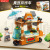 Lele Brothers Street View Snack Street Compatible with Lego Building Blocks Small Boxed Children Educational Assembly Toy Girl Gift