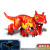 Cross-Border Luo Jiqi Large Wrist Dragon Spine Back Dragon Assembled Dinosaur Animal Building Blocks Toy Model Compatible with Lego Bags