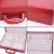 New Style Red Delivery Box Custom Leather Delivery Box and Pu Real Estate Delivery Box