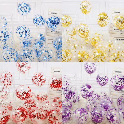 Sequin Balloon Rubber Balloons Holiday Celebration Wedding Scene Decoration Balloon Birthday Party Atmosphere Balloon