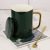 Solid Color Golden Edge Mug Coffee Cup [Manufacturer Can Set Logo] Gift Office Household Milk Ceramic Cup