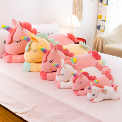 Cross-Border Same Style Large Plush Toy Angel Unicorn Doll Internet Celebrity God Beast Pony Pillow Stall Wholesale