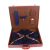 Customized Men's Private Custom Formal Suit Suitcase Tie Bow Tie Suit Shroud Gift Leather Box