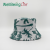 Foreign Trade Popular Style Retro Simple Coconut Tree Bucket Hat Men's and Women's Casual Sun-Proof Sun Hat Double-Sided Basket Hat