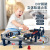 Children's Electric Three-Dimensional Track Train DIY Free Assembly Splicing Puzzle Multi-Functional Large Particle Building Block Set