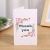 Factory Direct Supply Simple Mother's Day Thank You Greeting Card Teacher Thanksgiving Day Gift Card Exquisite Flowers Blessing Card