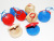 Factory Direct Sales Wooden Castanet Orff Musical Instrument Music Perception Infant Teaching Aids round Dance Board