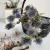 Imported Blue Eryngium Dried Flowers Bouquet Teacher's Day Valentine's Day Creative Gift Pincushion Air-Dried Bouquet Real Flower Dry Flowers