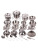 Children's Stainless Steel Toy Coyer Baby Cooking and Cooking Doll's Girls Playing House Kitchen Toy Set