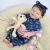 18-Inch Closed Eyes Smiling Face Simulation Baby Doll Full Body Soft Vinyl Reborn Doll Kids Holiday Gift