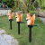 Cross-Border Solar Lawn Lamp Outdoor Owl Led Light Garden Decoration Animal Modeling Solar Garden Lamp