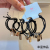 Forever Love Love Temperament Style Highly Elastic Rubber Band Female Hair Rope Fashion Ponytail Hair Ring Durable Hairband Jewelry