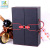 Factory Direct Sales New Black Widened Red Wine Packaging Creative Double Leather Red Wine Package Box