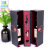 Factory Direct Sales New Black Widened Red Wine Packaging Creative Double Leather Red Wine Package Box