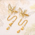 Korean-Style Antique-Style Butterfly Tassel Hairpin Spring Moths Hair Accessories Hairpin Side Hair Clasp Accessories