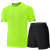 Summer Sports Suit Men's Quick-Drying T-shirt Men's Clothes with Ice Silk Suit Stretch Short-Sleeved Shorts