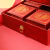 2022 New Moon Cake Box Acrylic Gift Box High-End 8 PCs Holiday Gift Egg Yolk Snowflake Crisp Packing Box in Stock