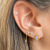 Style Romantic Star and Moon Series Popular Butterfly Ear Clip Moon Universe Single Ear Earring Set Source Manufacturer