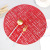 European and American Cistmas Pcemat Affordable Luxury Style Gilding PVC Insution round Dining Table Cushion Yiwu Cross-Border in Sto Generation