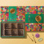 Festival Moon Cake Gift Box Egg Yolk Crisp Creative Moon Cake Box Packing Box Hotel 6-Grain Flip Box Hard Box Spot