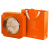 Cordyceps Gift Box 250G Bird 'S Nest Gift Box Transparent Orange Color Chasing Source Code Swallow Nest Packing Box