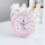 Fashion Simple Plastic Candy Color Cabas Bedroom Bedside Mute Electronic Alarm Digital Clock