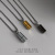 Tiktok Same Lighter Titanium Steel Necklace Men's Trendy Hip Hop Versatile Pendant Niche Design Simple Chain Wholesale