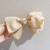 Korean Sweet Fabric Bow Barrettes Girl Spring Clip Ponytail Clip Super Fairy Layered All-Match Back Head Hairpin