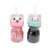 Korean Style Children's Colorful Rubber Band Cartoon Canned Baby Hair Tie Hair Rope Thickened Disposable  Rubber Band