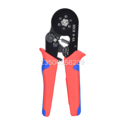 Hsc8 6-6 Press Plier Tube Type Cold Pressure Wire Crimper Terminal Clamp Clamp Electrical Tools 6-Side Small