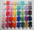 European and American Children Headwear 2Inch Bow Barrettes 40 Color Girl BB Clip Cloth Wrapper Baby Fringe Clip Side Clip