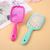 Hollow Mesh Comb Wet and Dry Square Fluffy Shape Color Massage Tangle Teezer Plastic Household Shampoo Comb