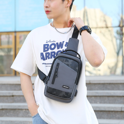 Fashion New Men's Chest Bag Nylon Composite Cloth Crossbody Bag Men's Bag Shoulder Bag Small Chest Bag Casual Bag