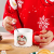 Cross-Border Ins Santa Claus Ceramic Cup Creative Cartoon Mug Gift Set Custom Logo Practical Water Cup