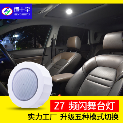 Car Reading Lamp LED Ambient Light Car Interior Decoration Lighting Lamp Roof Light Modified USB Charging Car Atmosphere Light