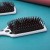 Simple Polka Dot Cow Large Plate Comb Large Curly Hair Home Smooth Hair Scalp Massage Ins Style Student Airbag Comb