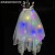 Luminous Veil Stall Wholesale Internet Celebrity Stall LED Light with Bow Children Glowing Headdress Photo Props