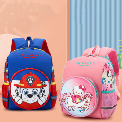 Cartoon Fashion School Bag Small Class Large Class Boys and Girls Burden Alleviation Backpack Cross-Border Wholesale