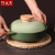 Ceramic Pot King Nordic Contrast Color Open Fire and High Temperature Resistance Casserole/Stewpot Shallow Pot Shallow Pot Claypot Rice Cooking Ceramic Casserole