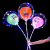 Luminous Bounce Ball Set Transparent Balloon with Light Handheld Battery Box Luminous Bounce Ball