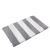 Amazon Hot Sale Black White Gray White Striped Microfiber Flocking Jacquard Water-Absorbing Non-Slip Mat